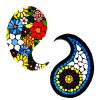 تابلو کاشی کاری مدل بته جقه مجموعه دو عددی - Image 2
